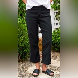 FRANK & EILEEN Monaghan High Waist Raw Hem Crop Mom Jeans NWOT